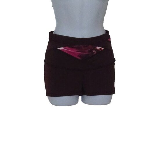 Lululemon Boogie Shorts Full-On Luon Roll Down Maroon Women's Size 6 - Picture 3 of 7